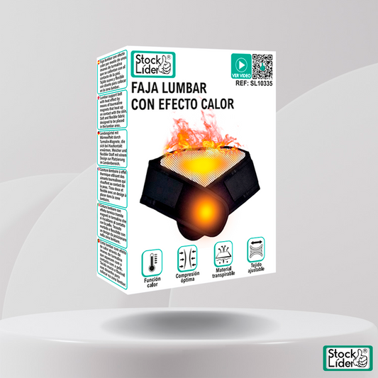 Faja Lumbar Térmica Autocalentable – Calor para Espalda y Abdomen