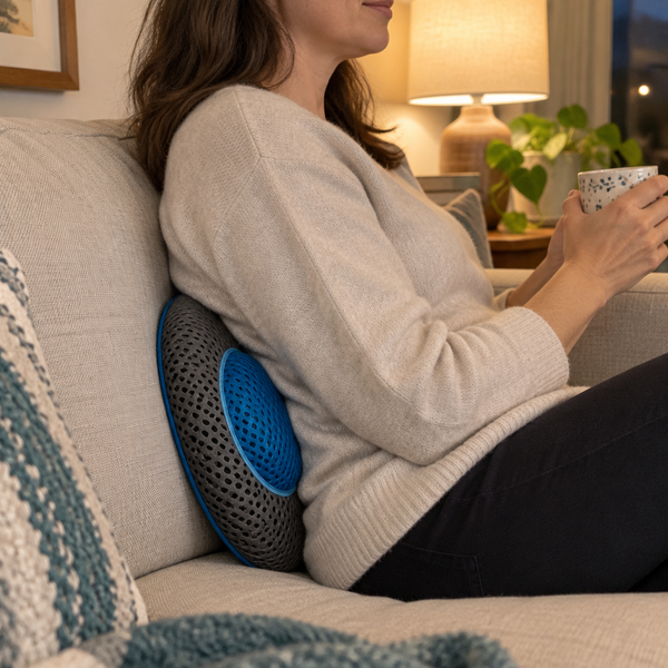 Cojín Lumbar Ergonómico para Silla y Coche