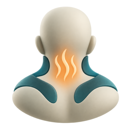Masajeador Cervical 4D con Calor – Efecto Manos Reales